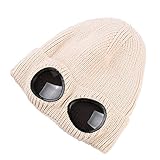 Algopix Similar Product 19 - MansWill Unisex Wool Knitted Goggles
