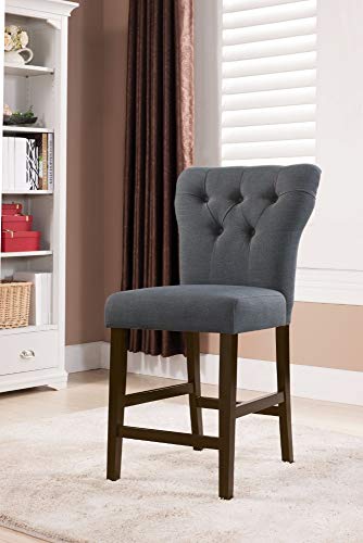 Algopix Similar Product 14 - HomeRoots Counter Height Chair Gray