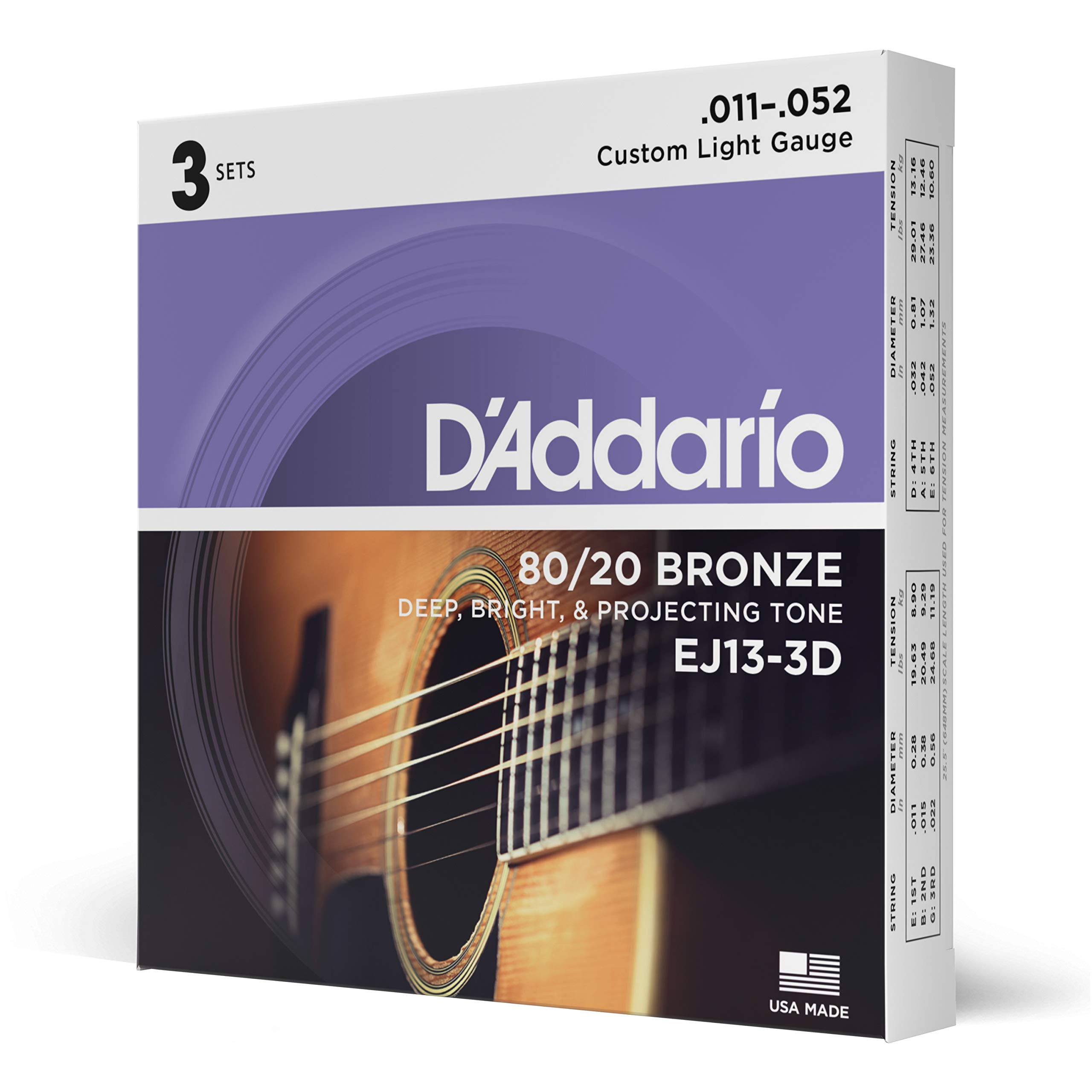 Algopix Similar Product 7 - DAddario Guitar Strings Acoustic