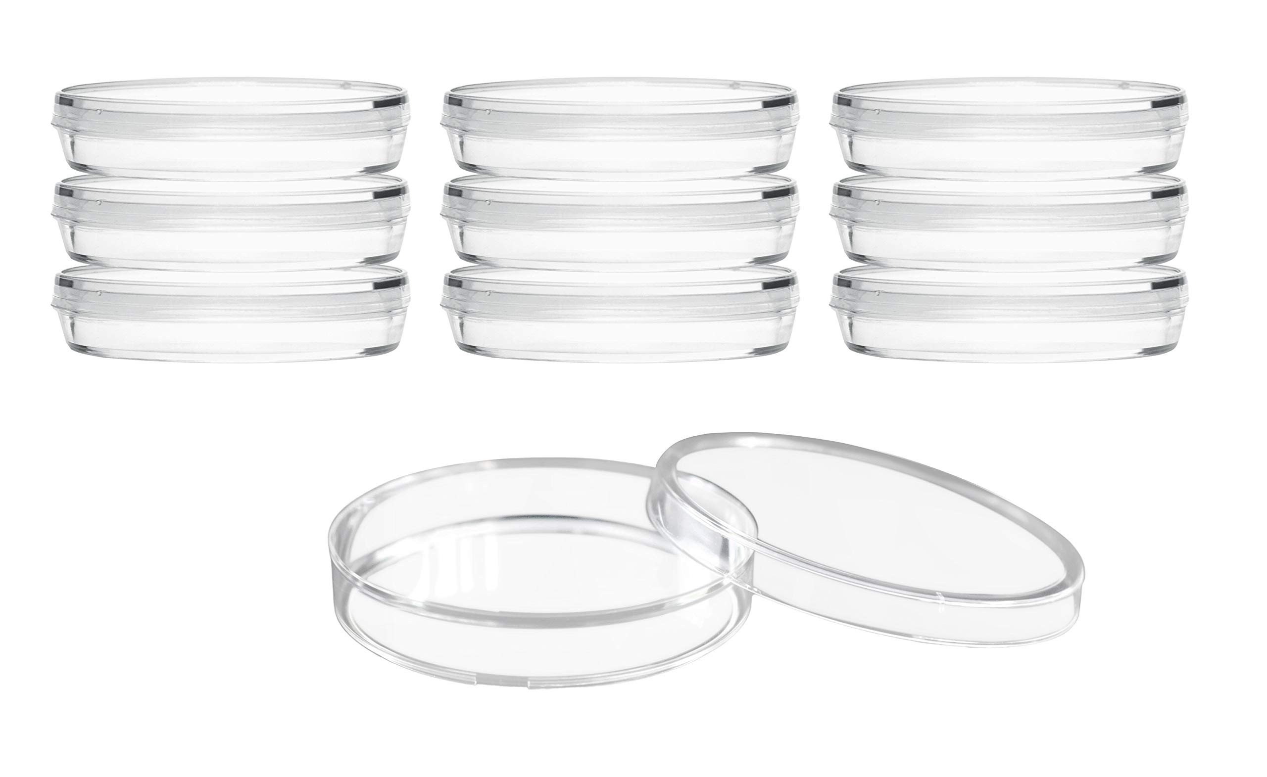 Algopix Similar Product 1 - EISCO 10PK Disposable Petri Dish with