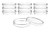Algopix Similar Product 17 - EISCO 10PK Disposable Petri Dish with