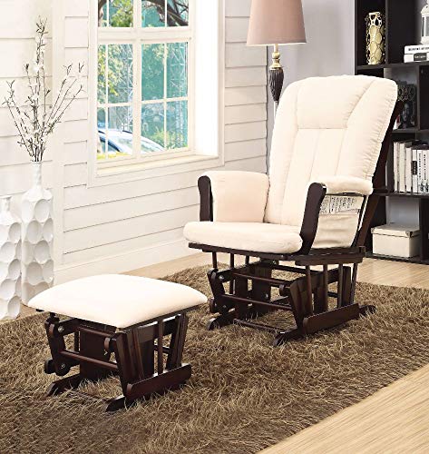 Algopix Similar Product 6 - HomeRoots Glider Chair  Ottoman 2