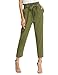 Algopix Similar Product 11 - Womens Simple Solid Ruffle Tie Waist