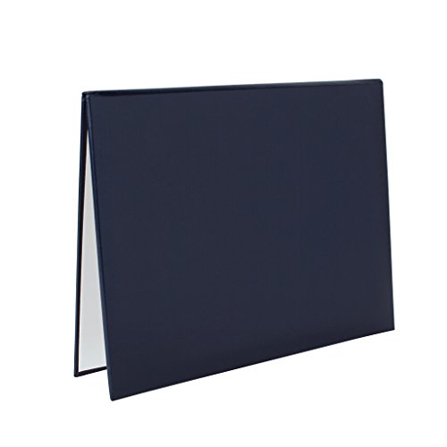 Algopix Similar Product 17 - Navy Blue Diploma Cover 8.5" x 11"