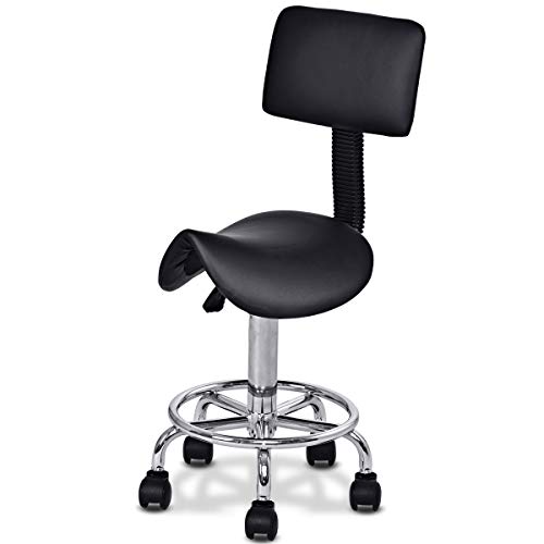 Algopix Similar Product 13 - Giantex Hydraulic Salon Stool Rolling