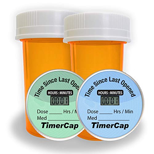 Algopix Similar Product 11 - TimerCap Stopwatch Pill Organizer Case
