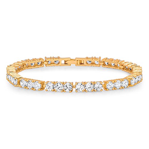 Algopix Similar Product 13 - 18k white gold plated brass simulated