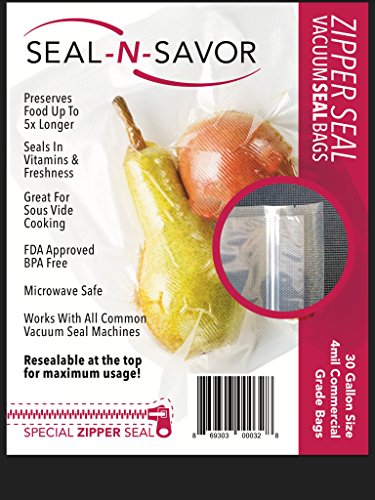 Algopix Similar Product 8 - Precut Resealable Vacuum Seal Bags