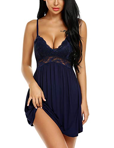 Algopix Similar Product 17 - Ababoon Womens Sleepwear Lace Lingerie