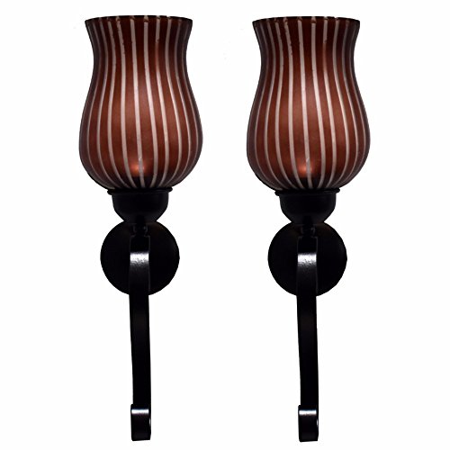 Algopix Similar Product 3 - Benzara Radiant 2 Piece Glass Metal