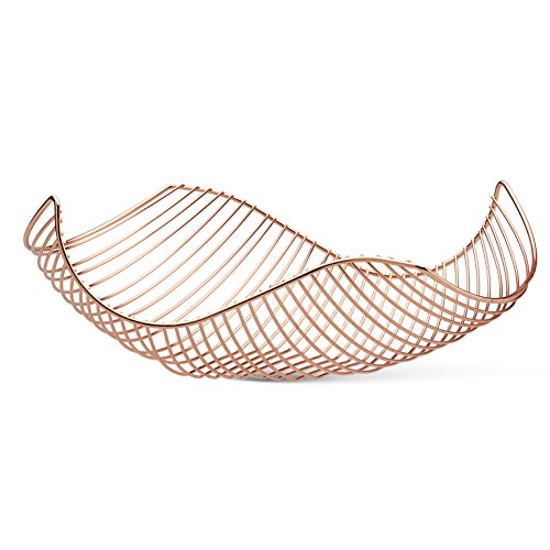 Algopix Similar Product 13 - Vistella Fruit Bowl Basket in Copper