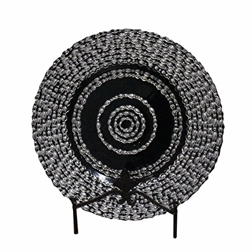 Algopix Similar Product 15 - Benzara Beautiful Glass Charger with