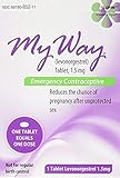 Algopix Similar Product 12 - My Way Emergency Contraceptive 1 Tablet