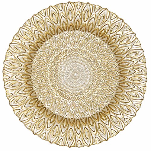 Algopix Similar Product 5 - Benzara Majestic Glass Charger with
