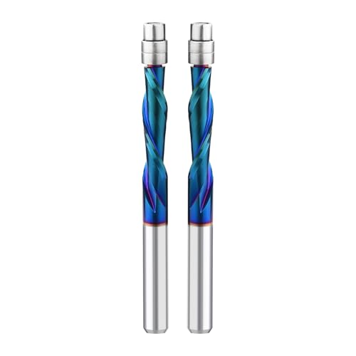 Algopix Similar Product 12 - SILIVN Spiral Flush Trim Router Bit Set