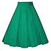 Algopix Similar Product 18 - Girstunm Womens Pleated Vintage Skirt