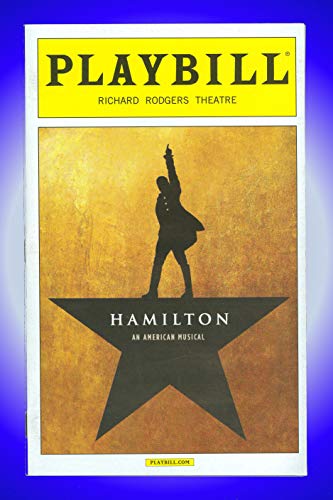 Algopix Similar Product 5 - Hamilton Broadway Playbill  Andrew