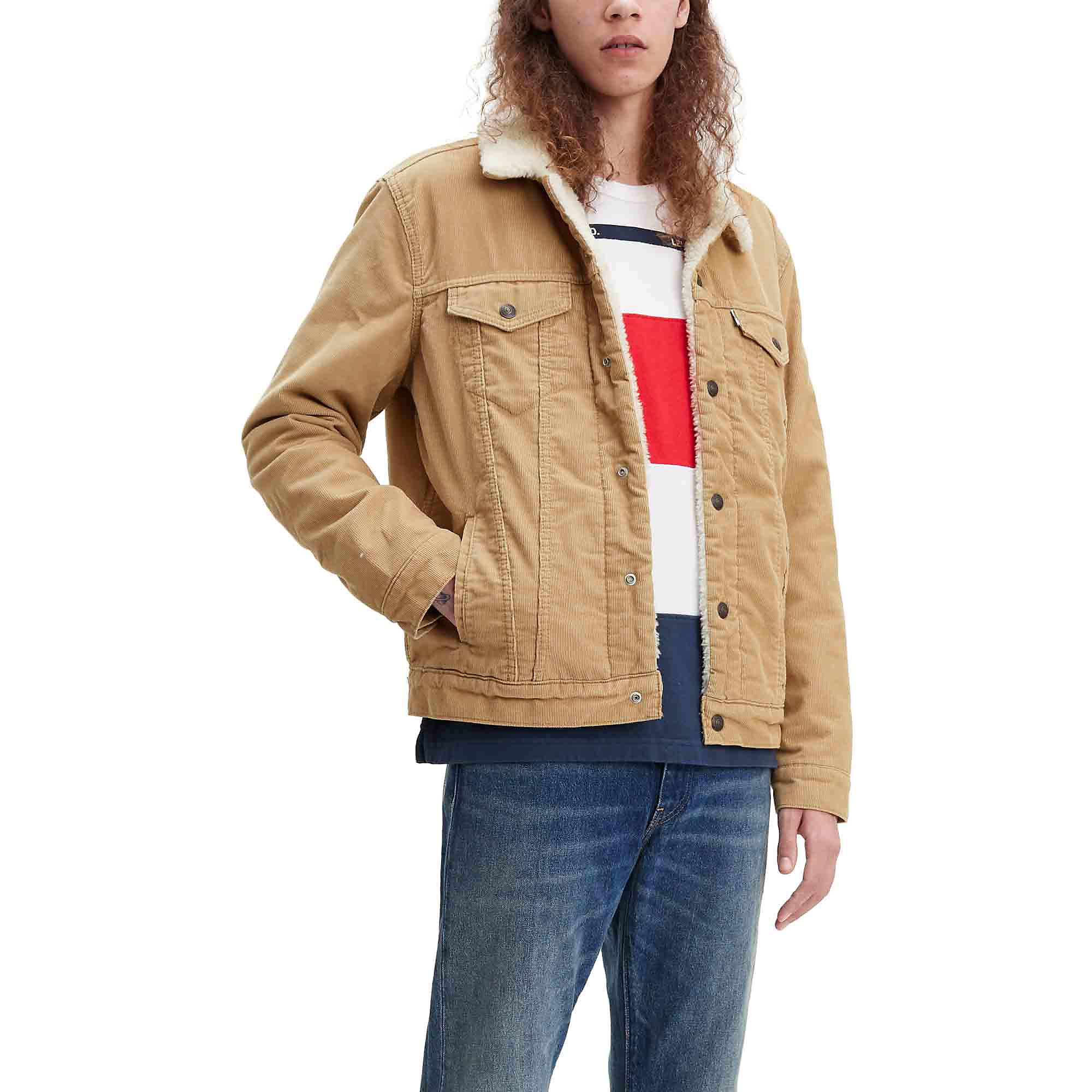 Algopix Similar Product 11 - Levi's Men's Sherpa Trucker Jacket