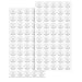 Algopix Similar Product 6 - Navaris Clear Bumper Pads 38  Pack