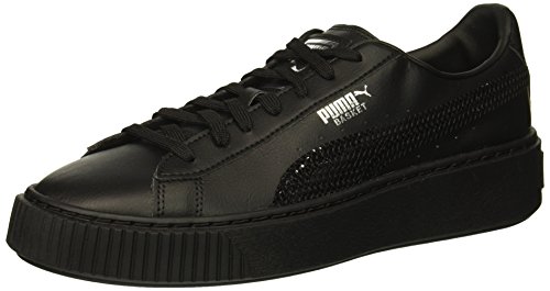 Algopix Similar Product 19 - PUMA Kids Basket Platform Sneaker