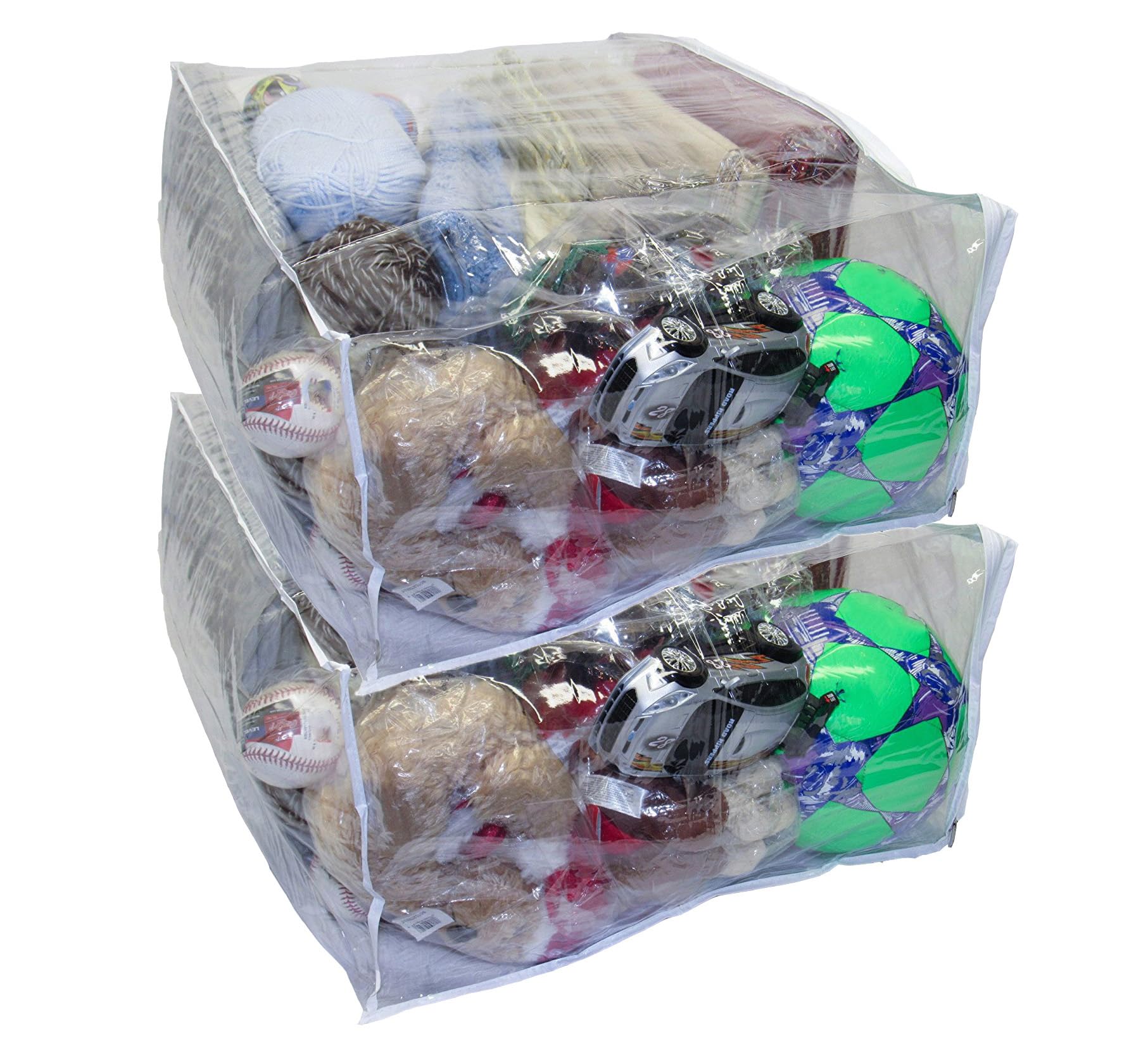 Algopix Similar Product 19 - 2Pack Jumbo Heavy Duty Vinyl Zippered