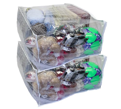 Algopix Similar Product 6 - 2Pack Jumbo Heavy Duty Vinyl Zippered