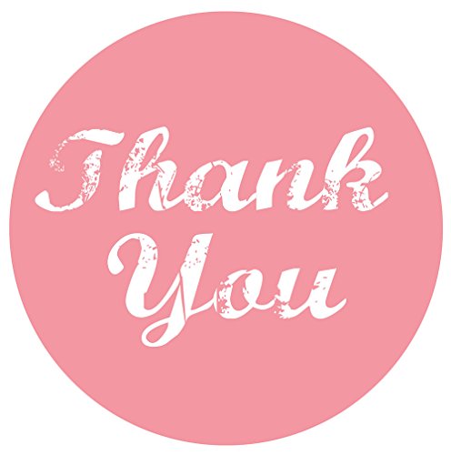 Algopix Similar Product 9 - Thank You Stickers - Pink - Pack of 90