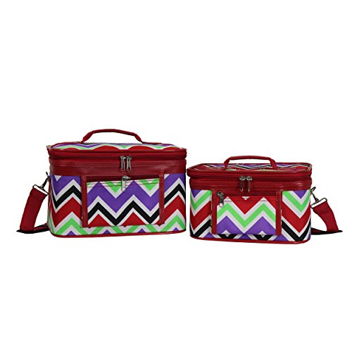 Algopix Similar Product 6 - World Traveler Womens 2Piece Cosmetic