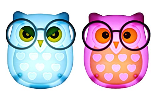 Algopix Similar Product 17 - FuWinet 2 PCS Owl LED Plug in Night