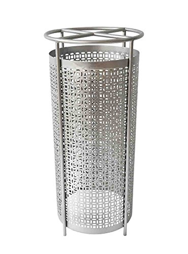Algopix Similar Product 10 - Benzara Openwork Metal Stand Silver
