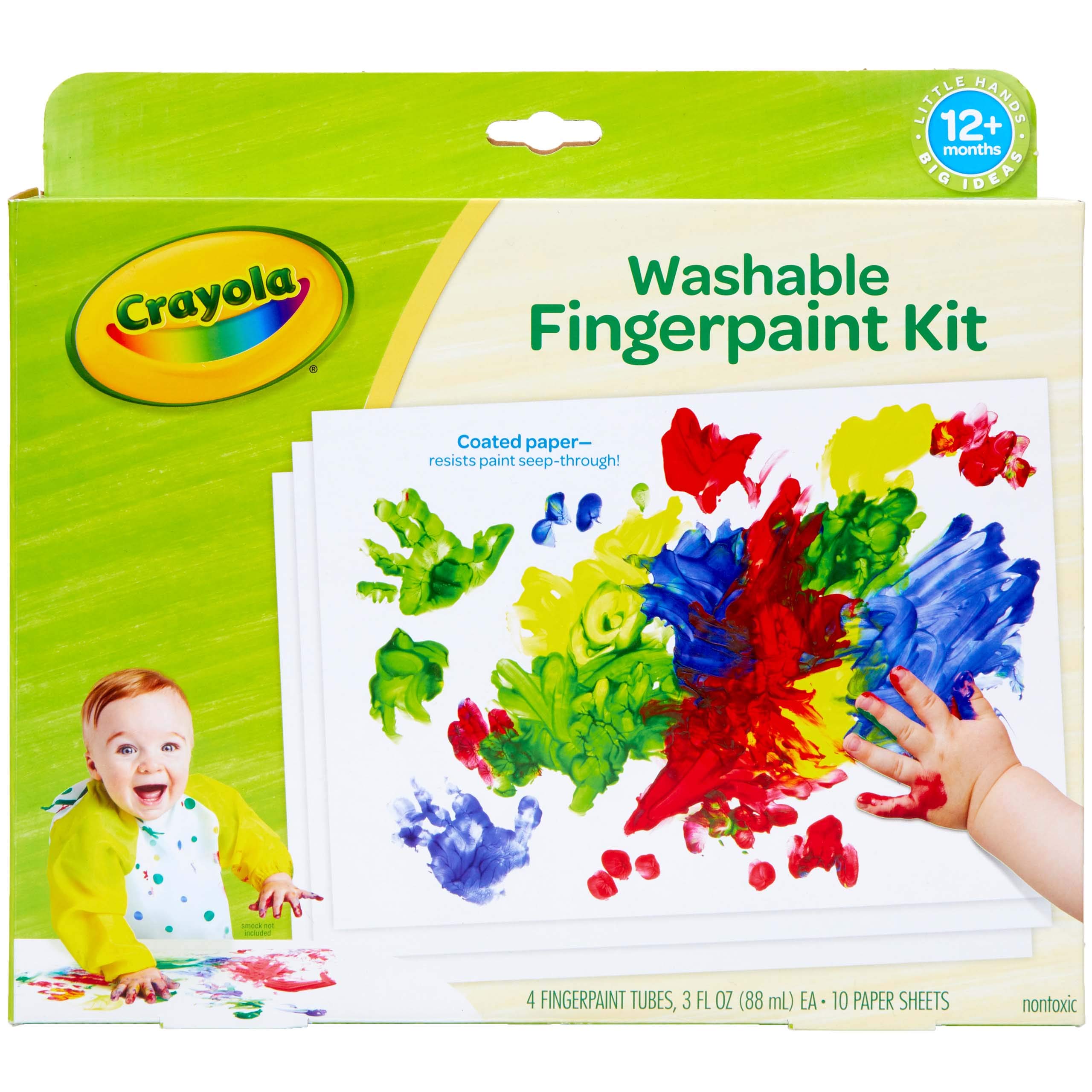 Algopix Similar Product 15 - Crayola Washable Finger Paint Set