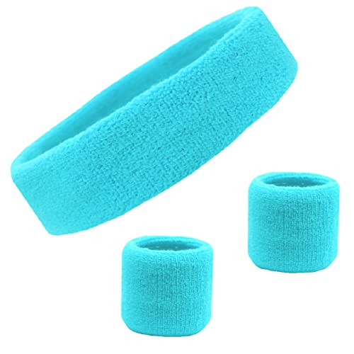 Algopix Similar Product 2 - Kenz Laurenz Sweatband Set Cotton