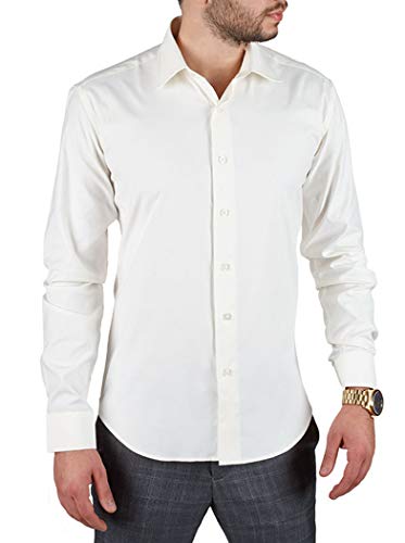 Algopix Similar Product 9 - Adolfo Mens Long Sleeve Cotton Blend