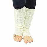 Algopix Similar Product 4 - Exotic Identity Leg Warmers Cable Knit