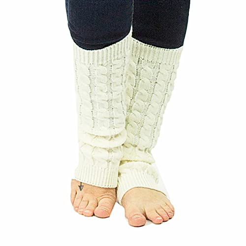 Algopix Similar Product 8 - Exotic Identity Leg Warmers Cable Knit