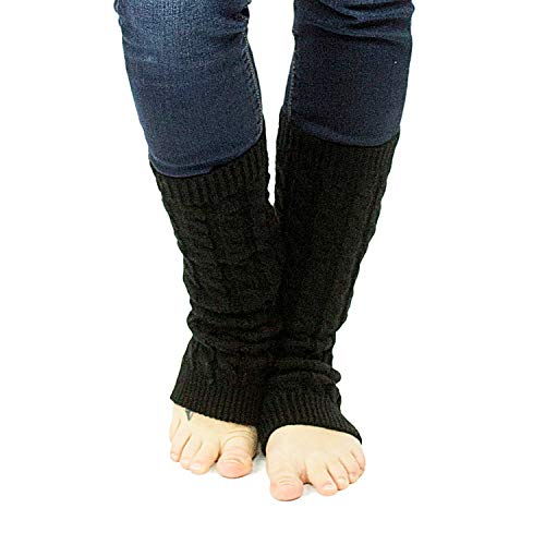 Algopix Similar Product 10 - Exotic Identity Leg Warmers Cable Knit