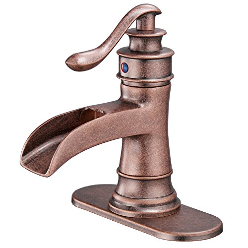 Algopix Similar Product 15 - BWE Copper Bathroom Faucet Antique