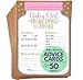 Algopix Similar Product 7 - Neatz Baby Shower Prediction Cards 50