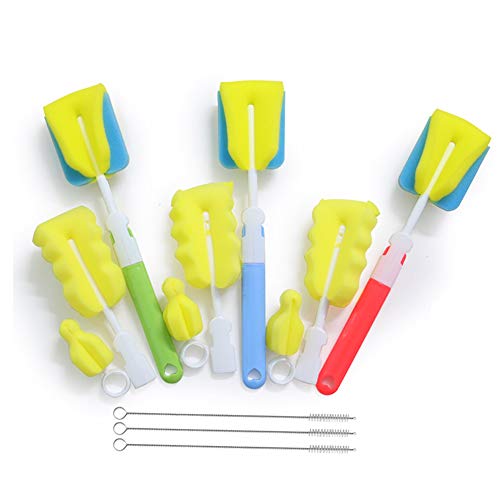 Algopix Similar Product 3 - UUSHER Sponge Bottle Brush Baby Bottle