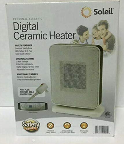 Algopix Similar Product 9 - Soleil PTC910B Sole Digital Ceramic