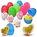 Algopix Similar Product 19 - PREXTEX Large Toy Filled Easter Eggs