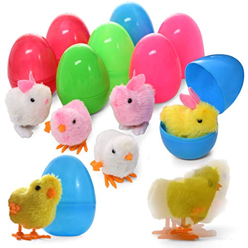 Algopix Similar Product 3 - PREXTEX Large Toy Filled Easter Eggs