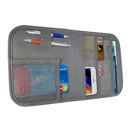 Algopix Similar Product 6 - Lebogner Car Sun Visor Organizer Auto