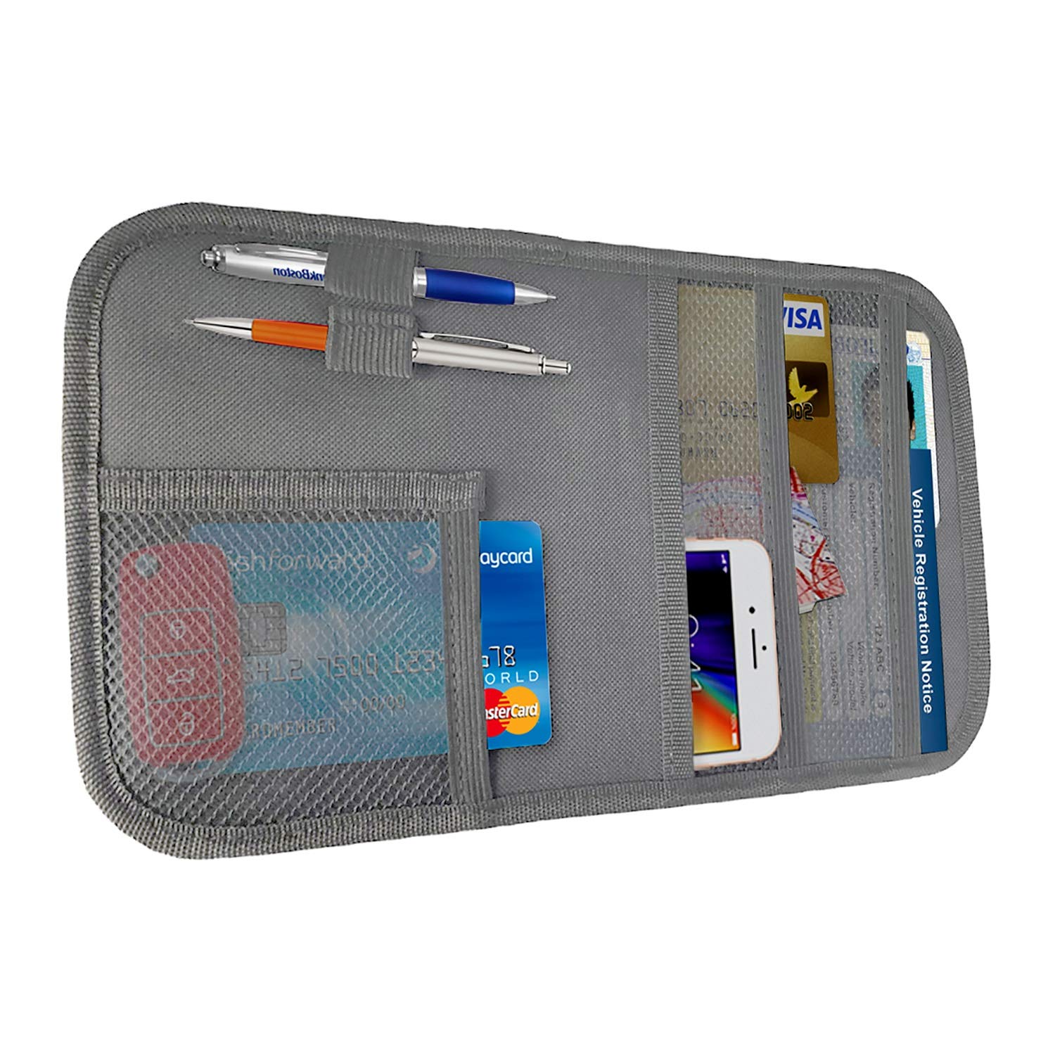 Algopix Similar Product 7 - Lebogner Car Sun Visor Organizer  Auto