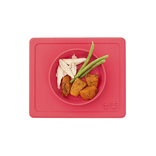 Algopix Similar Product 4 - ezpz Mini Bowl for 12 Months Coral 