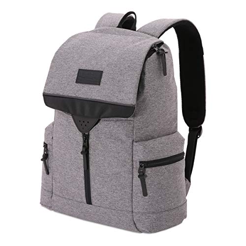 Algopix Similar Product 1 - SWISSGEAR LAPTOP BACKPACK  DARK GRAY