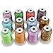 Algopix Similar Product 16 - New brothread 12 Colors Variegated