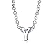 Algopix Similar Product 12 - Tiny Block Letters Alphabet Pendant AZ