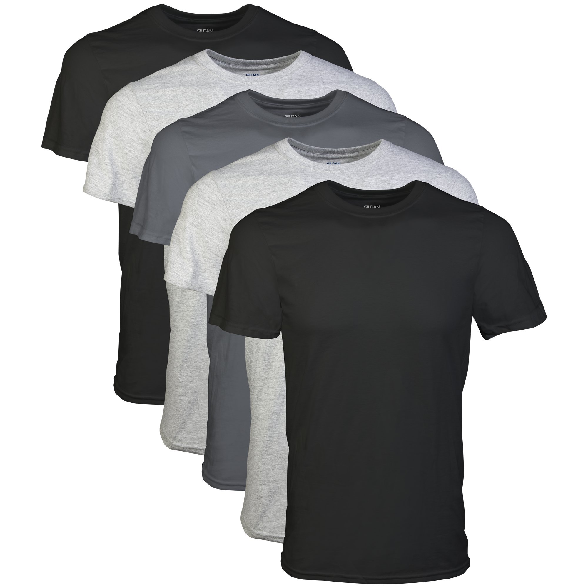 Algopix Similar Product 2 - Gildan Mens Crew TShirts Multipack