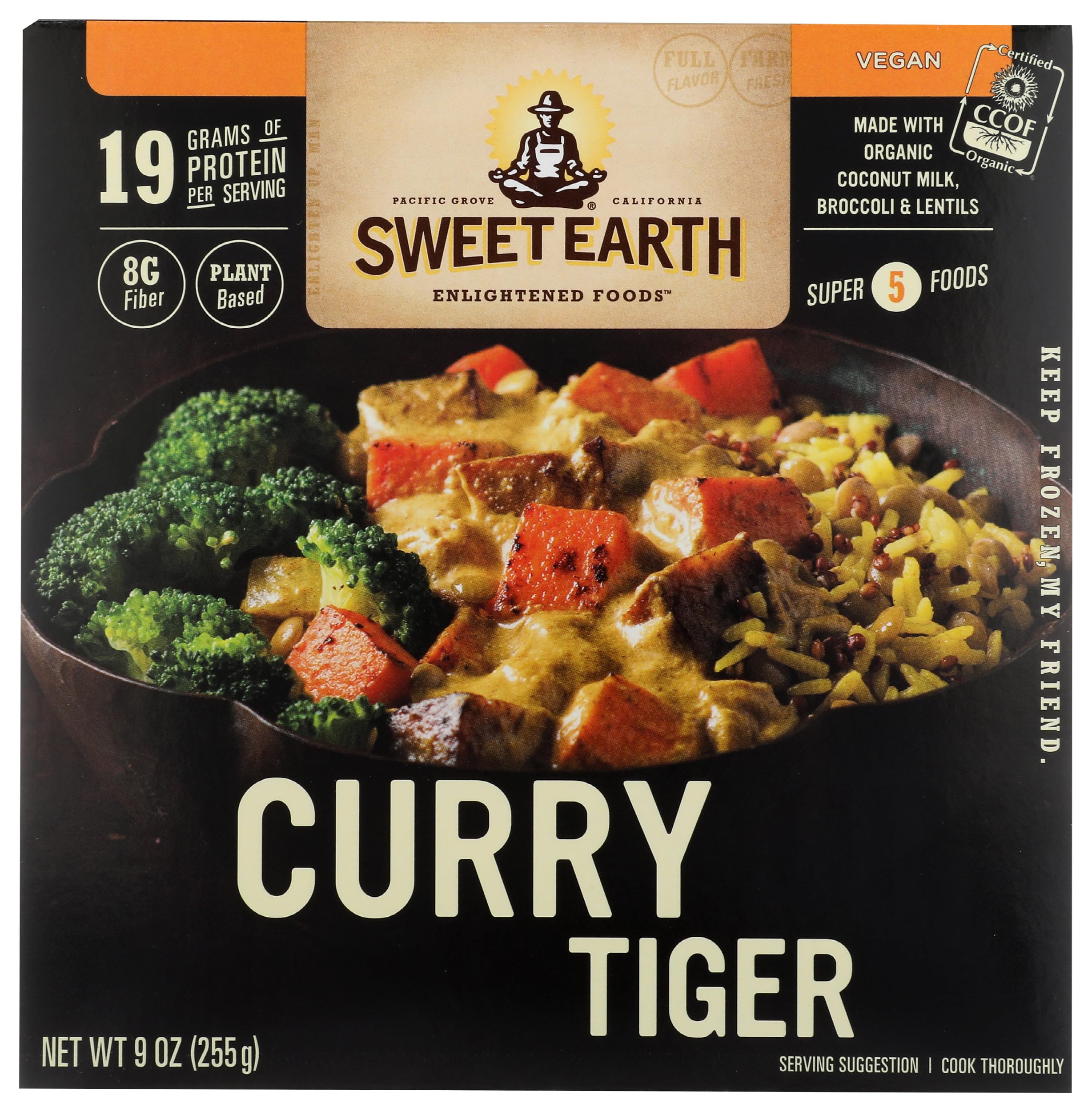 Algopix Similar Product 8 - Sweet Earth Vegan Curry Tiger Vegan